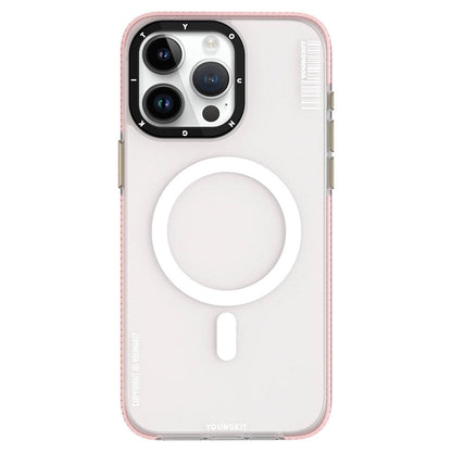 iPhone 15 Pro Kılıf M-safe Şarj Özellikli Youngkit Jiansha Serisi Kılıf