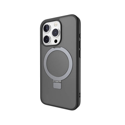 iPhone 15 Pro Kılıf M-safe Şarj Özellikli Yüzük Standlı Lisanslı Switcheasy Magstand-M Kılıf