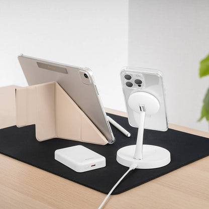 iPhone 15 Pro Kılıf M-safe Şarj Özellikli Yüzük Standlı Lisanslı Switcheasy Magstand-M Kılıf