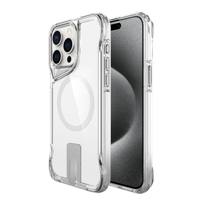 iPhone 15 Pro Kılıf M-safe Şarj Özellikli Zore T-Max Standlı Kılıf