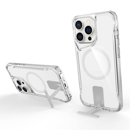 iPhone 15 Pro Kılıf M-safe Şarj Özellikli Zore T-Max Standlı Kılıf