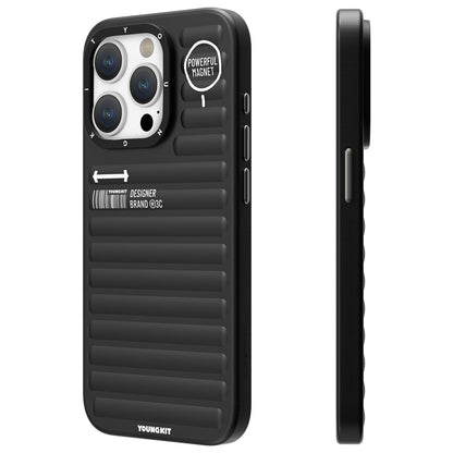 iPhone 15 Pro Kılıf Mat Renkli Tasarım YoungKit Original Serisi Kılıf