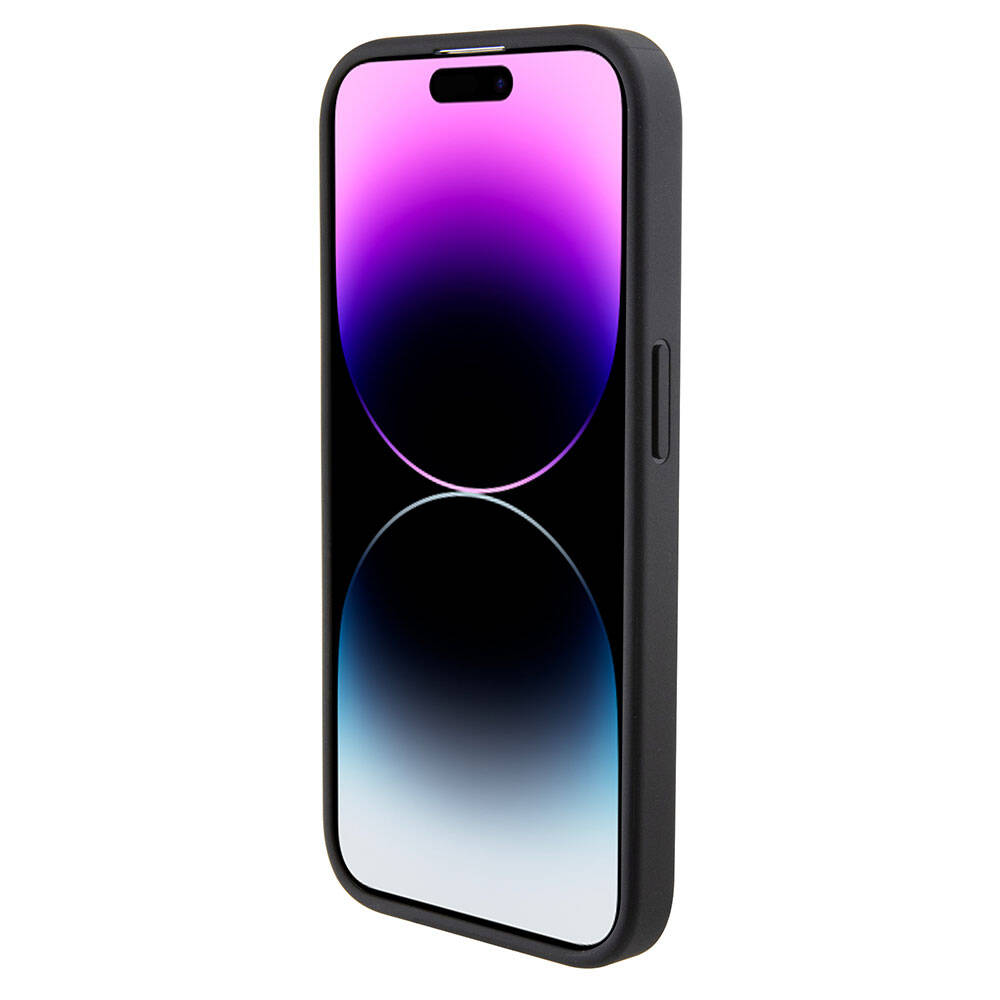 iPhone 15 Pro Kılıf Mercedes Benz Orijinal Lisanslı M-safe Şarj Özellikli Pike Desenli Baskı Logolu Deri Kılıf