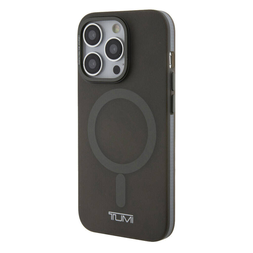 iPhone 15 Pro Kılıf TUMI Orijinal Lisanslı M-safe Şarj Özellikli Buzlu Mat Kılıf