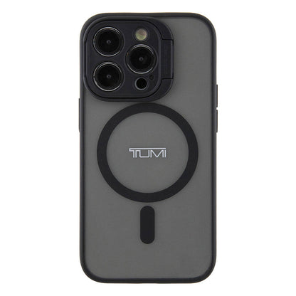 iPhone 15 Pro Kılıf TUMI Orijinal Lisanslı M-safe Şarj Özellikli Kamera Standlı Buzlu Mat Kılıf
