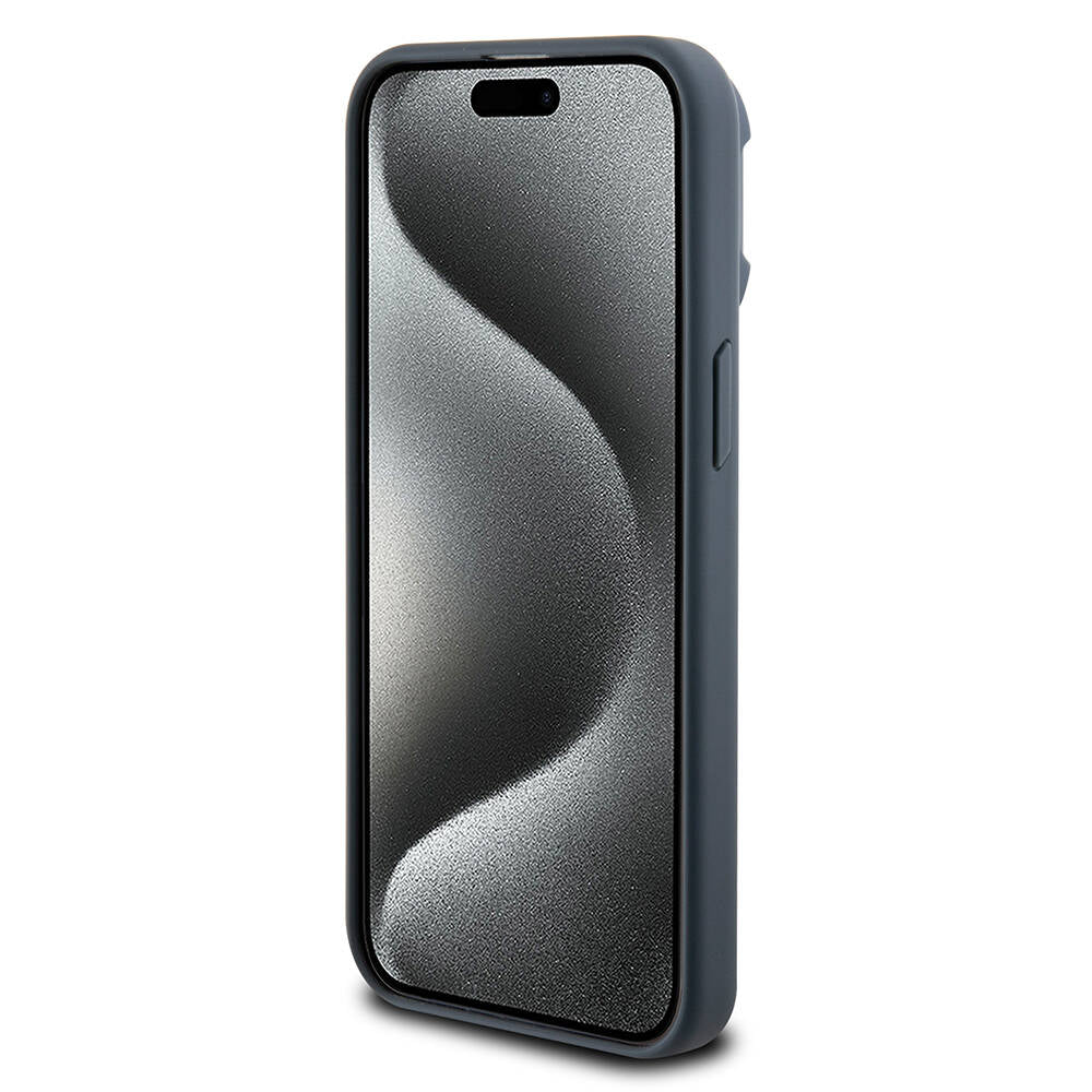 iPhone 15 Pro Kılıf TUMI Orijinal Lisanslı M-safe Şarj Özellikli Kamera Standlı Buzlu Mat Kılıf