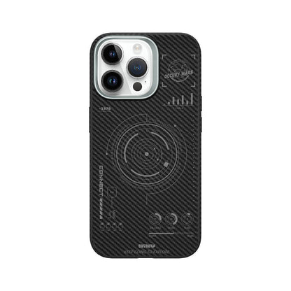 iPhone 15 Pro Kılıf Wiwu HHX-016 Karbon Fiber 600D Mars Kevlar Kılıf