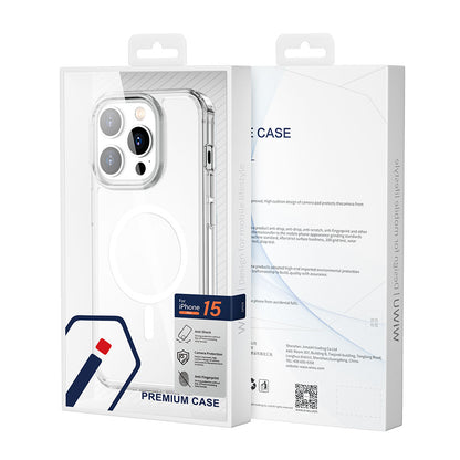 iPhone 15 Pro Kılıf Wiwu MCC-101 Magnetic Crystal Sert PC Kılıf