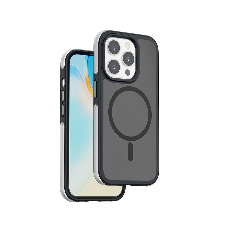iPhone 15 Pro Kılıf Wiwu ZKK-012 M-safe Şarj Özellikli Air Cushion Kılıf