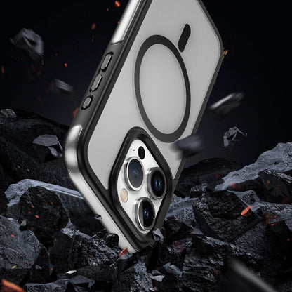 iPhone 15 Pro Kılıf Wiwu ZKK-012 M-safe Şarj Özellikli Air Cushion Kılıf