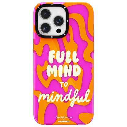 iPhone 15 Pro Kılıf Yazı Desenli Youngkit Mindfulness Serisi Kılıf