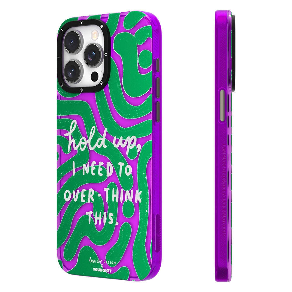 iPhone 15 Pro Kılıf Yazı Desenli Youngkit Mindfulness Serisi Kılıf