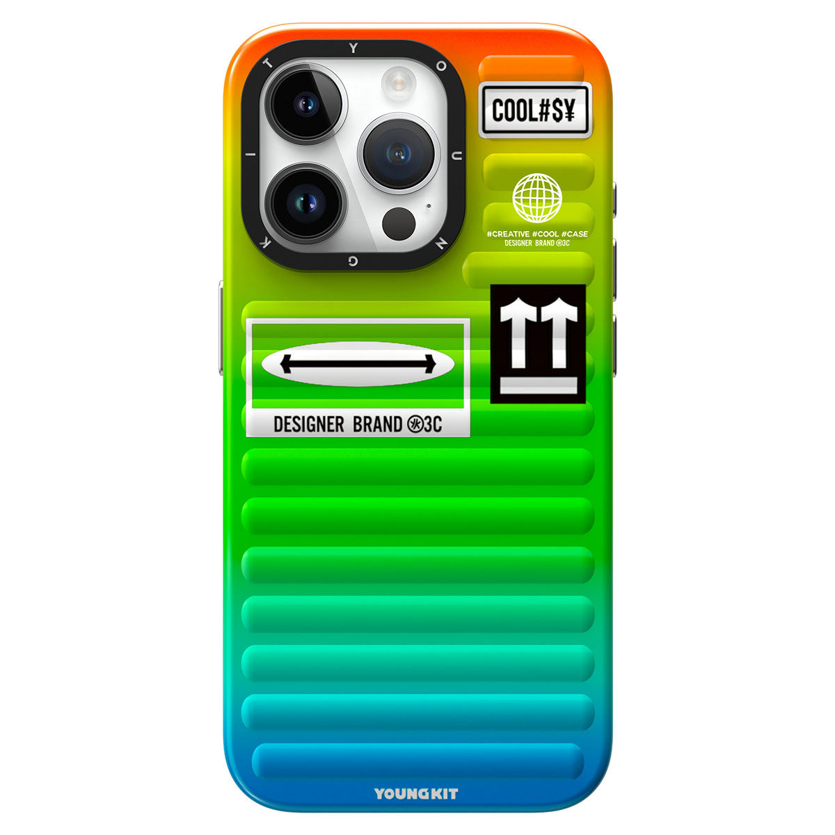 iPhone 15 Pro Kılıf YoungKit The Secret Color Serisi Kılıf