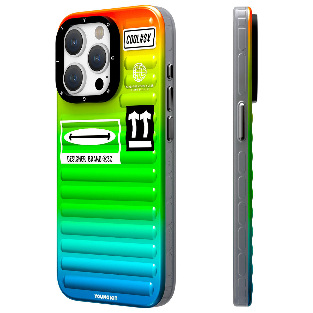 iPhone 15 Pro Kılıf YoungKit The Secret Color Serisi Kılıf