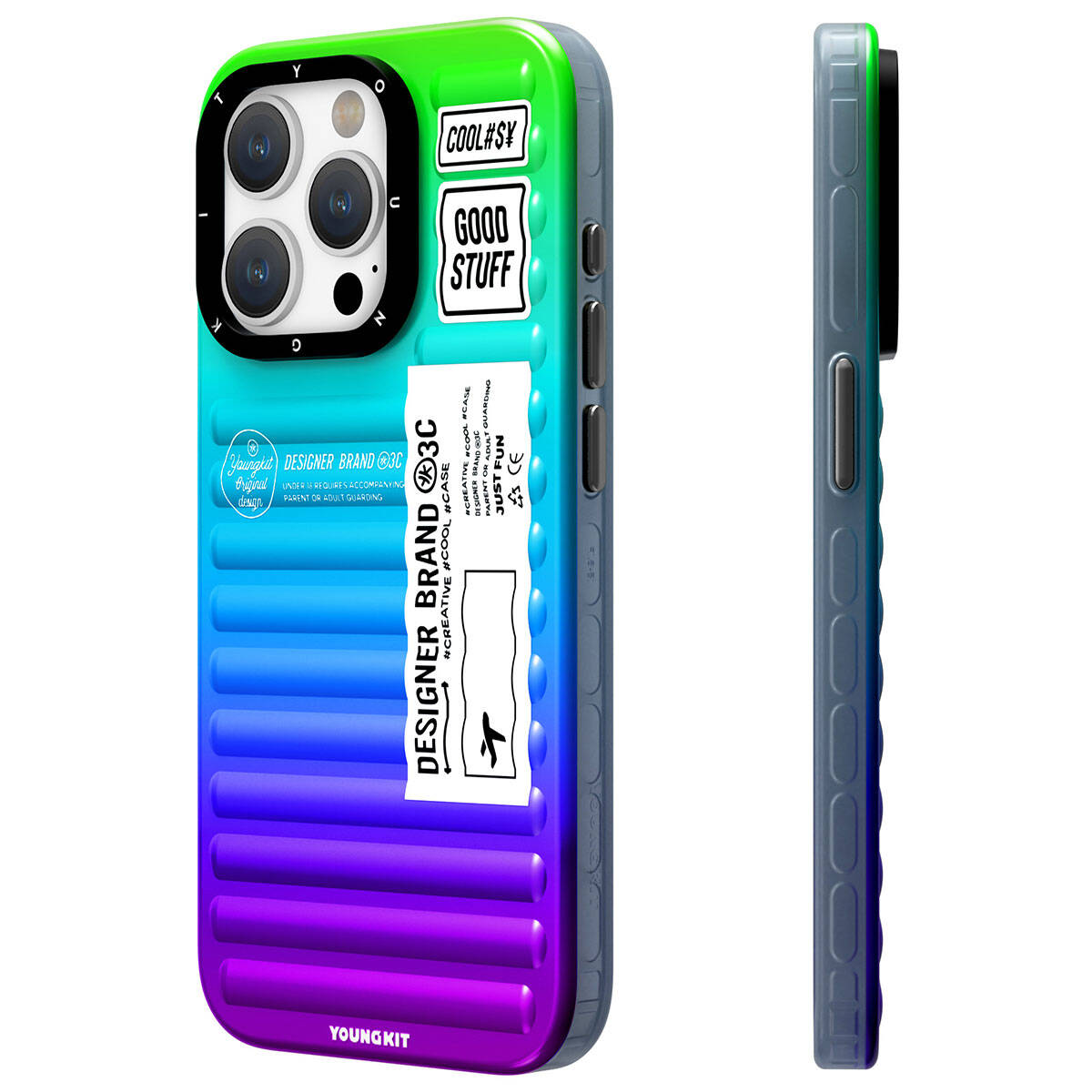 iPhone 15 Pro Kılıf YoungKit The Secret Color Serisi Kılıf