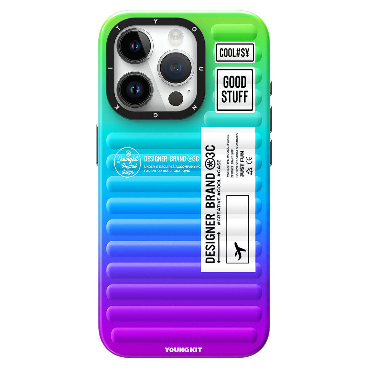 iPhone 15 Pro Kılıf YoungKit The Secret Color Serisi Kılıf