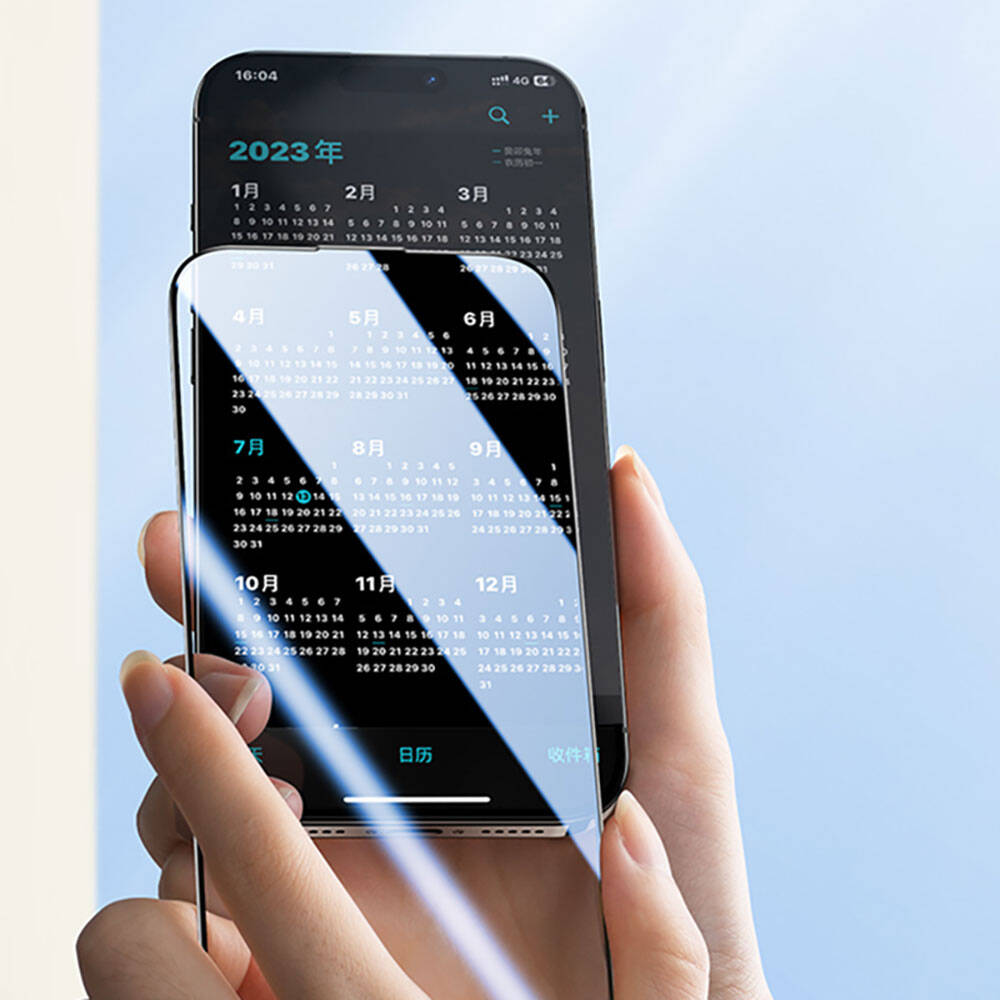 iPhone 15 Pro Max Benks V Pro Ultra Shield 0.3mm Ekran Koruyucu + Kolay Uygulama Aparatlı