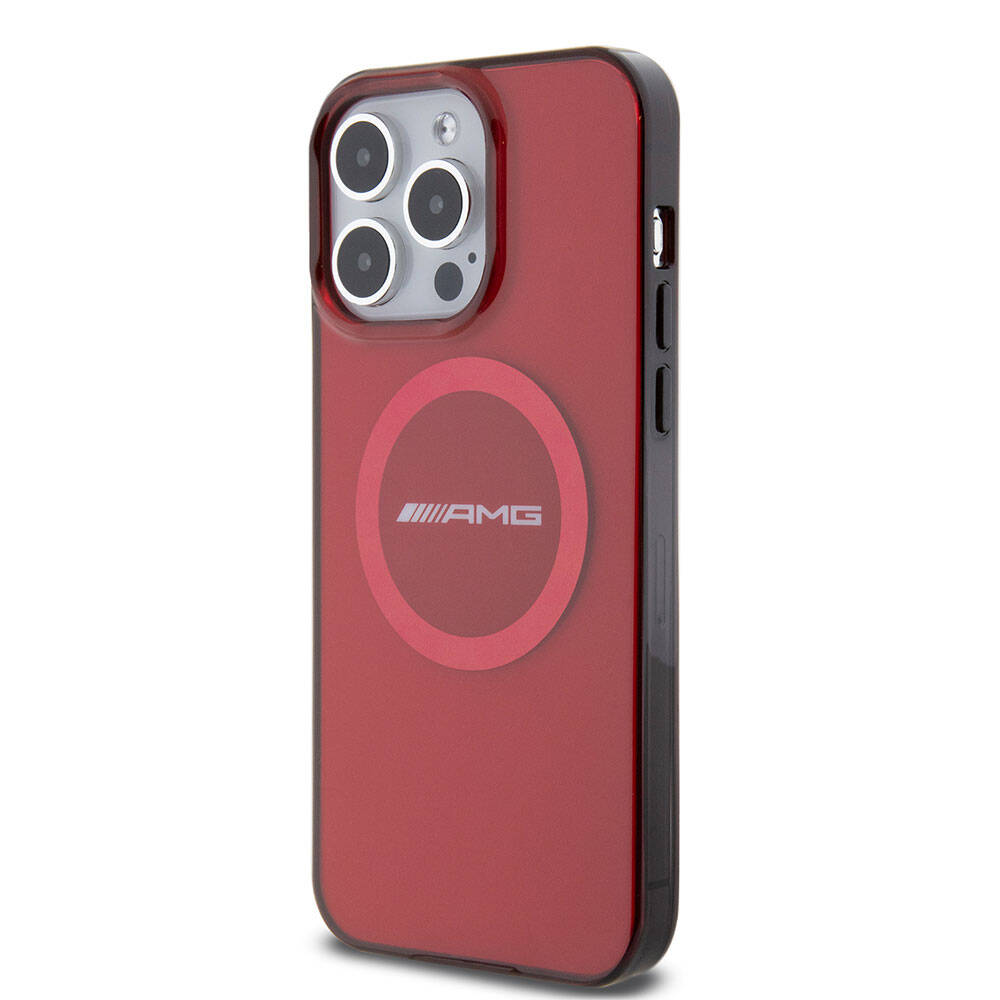 iPhone 15 Pro Max Kılıf AMG Orijinal Lisanslı M-safe Şarj Özellikli Transparan Timeless Kılıf
