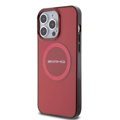 iPhone 15 Pro Max Kılıf AMG Orijinal Lisanslı M-safe Şarj Özellikli Transparan Timeless Kılıf