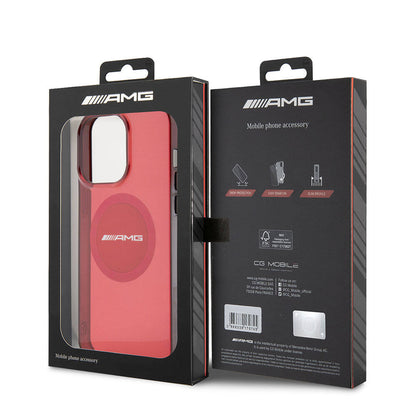 iPhone 15 Pro Max Kılıf AMG Orijinal Lisanslı M-safe Şarj Özellikli Transparan Timeless Kılıf