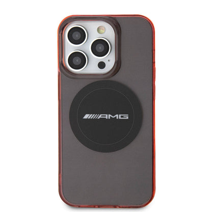 iPhone 15 Pro Max Kılıf AMG Orijinal Lisanslı M-safe Şarj Özellikli Transparan Timeless Kılıf