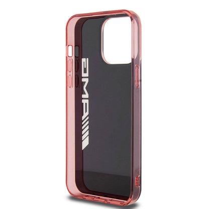 iPhone 15 Pro Max Kılıf AMG orijinal Lisanslı Çift Katmanlı Şeffaf Büyük Logo Kılıf