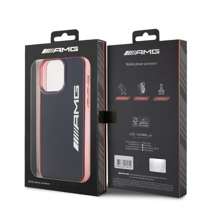 iPhone 15 Pro Max Kılıf AMG orijinal Lisanslı Çift Katmanlı Şeffaf Büyük Logo Kılıf