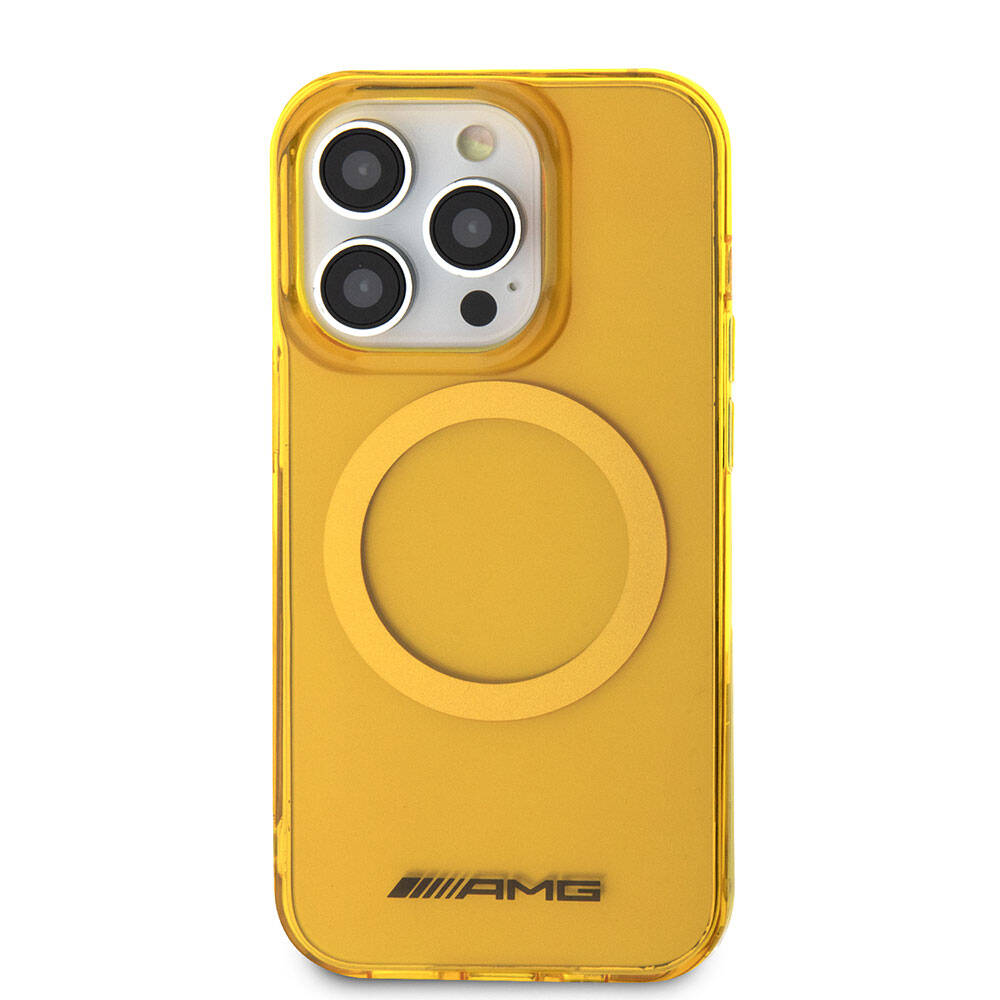 iPhone 15 Pro Max Kılıf AMG orijinal Lisanslı M-safe Şarj Özellikli Transparan Kılıf