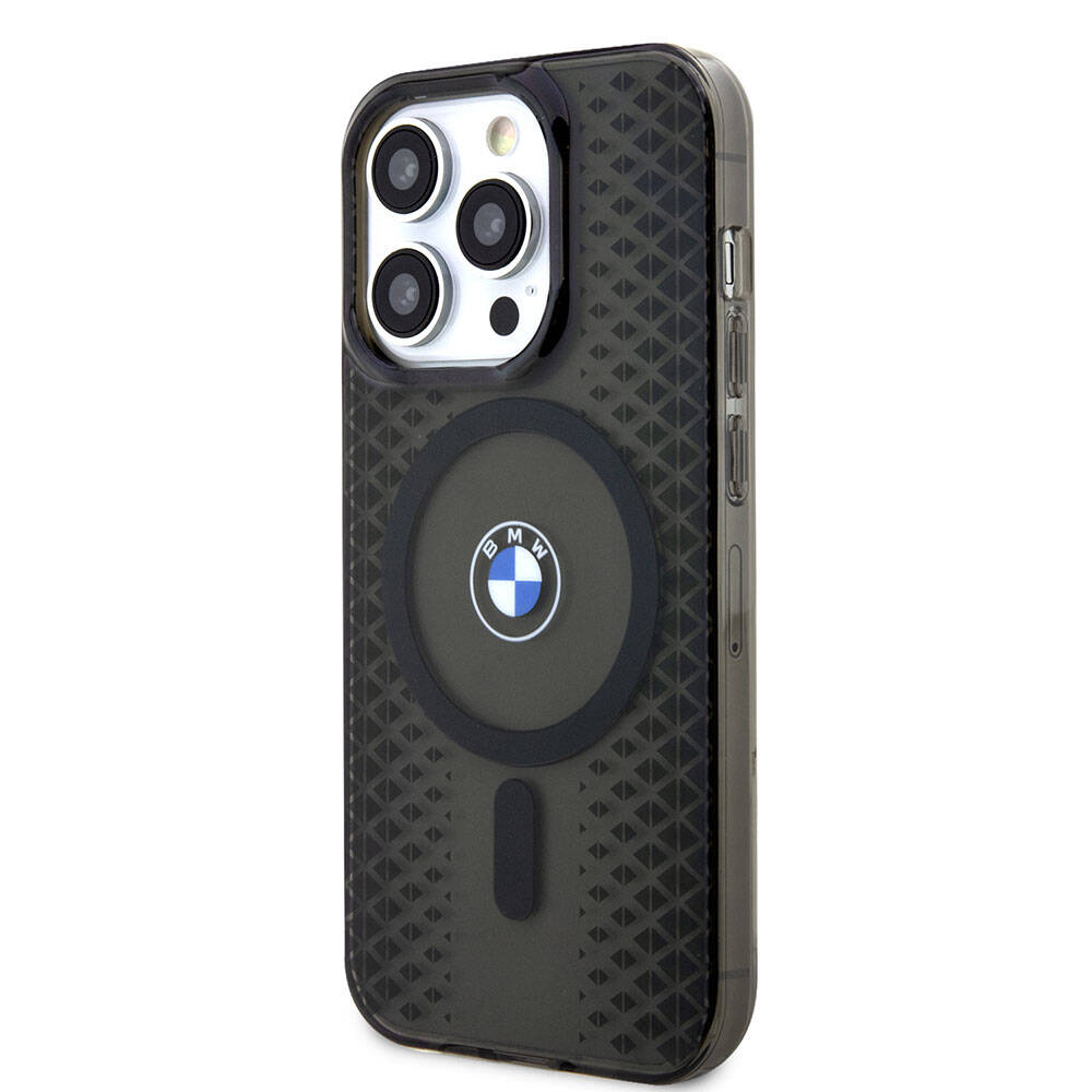 iPhone 15 Pro Max Kılıf BMW M-safe Şarj Özellikli Transparan IML Signature Orijinal Lisanslı Kılıf