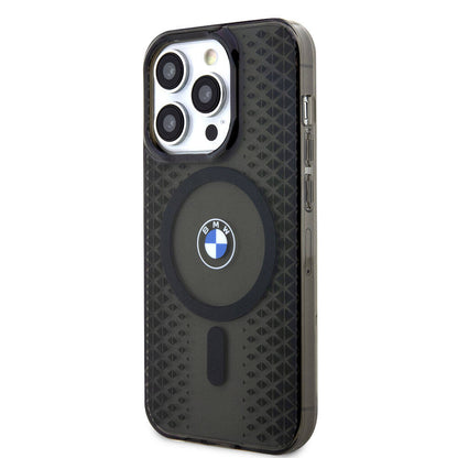 iPhone 15 Pro Max Kılıf BMW M-safe Şarj Özellikli Transparan IML Signature Orijinal Lisanslı Kılıf