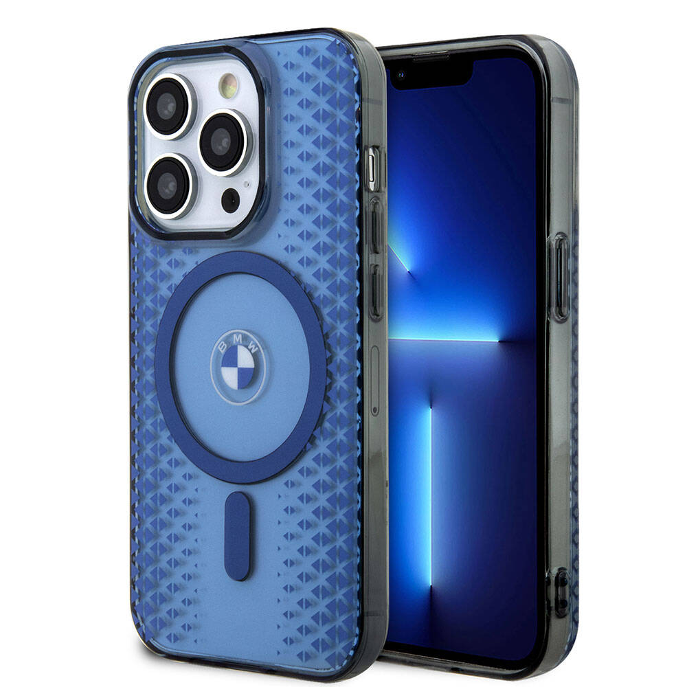 iPhone 15 Pro Max Kılıf BMW M-safe Şarj Özellikli Transparan IML Signature Orijinal Lisanslı Kılıf