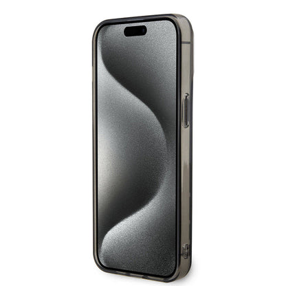 iPhone 15 Pro Max Kılıf BMW M-safe Şarj Özellikli Transparan M Dizayn Orijinal Lisanslı Kılıf