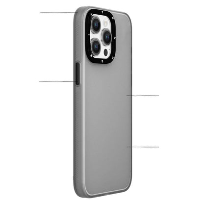 iPhone 15 Pro Max Kılıf Buzlu Mat Tasarım Youngkit Hidden Sand Serisi Kılıf