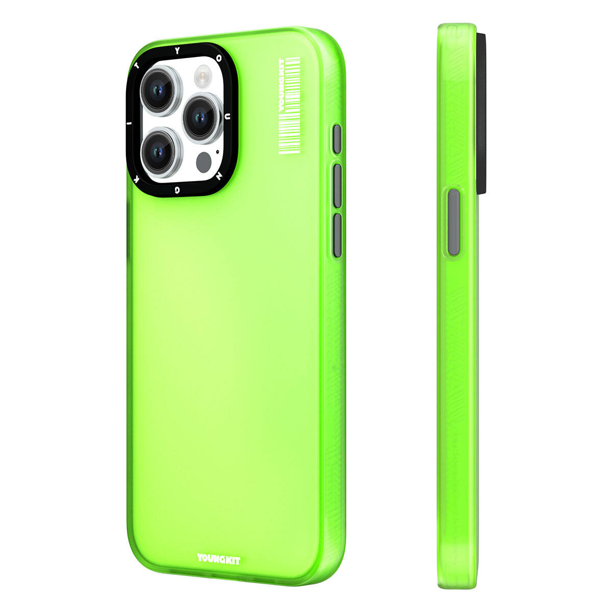 iPhone 15 Pro Max Kılıf Buzlu Mat Tasarım Youngkit Hidden Sand Serisi Kılıf