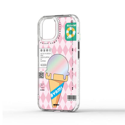 iPhone 15 Pro Max Kılıf Çift Katman Desenli Wiwu Summer Serisi Kılıf