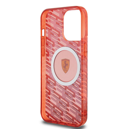 iPhone 15 Pro Max Kılıf Ferrari Orijinal Lisanslı M-safe Şarj Özellikli Multi SF Kılıf