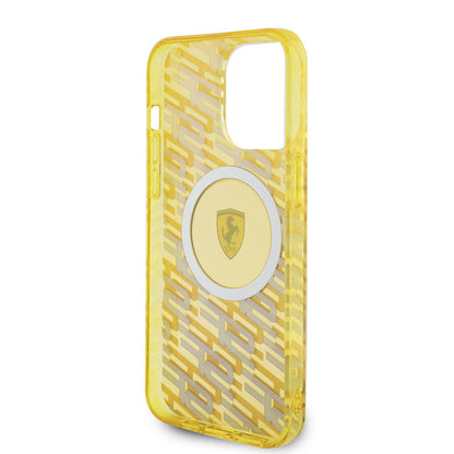 iPhone 15 Pro Max Kılıf Ferrari Orijinal Lisanslı M-safe Şarj Özellikli Multi SF Kılıf