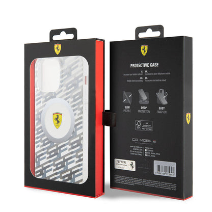 iPhone 15 Pro Max Kılıf Ferrari orijinal Lisanslı M-safe Şarj Özellikli Multi SF Kılıf