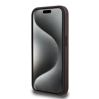 iPhone 15 Pro Max Kılıf Guess Orijinal Lisanslı M-safe Şarj Özellikli Gül Baskılı 4G Desenli Yazı Logolu Kılıf