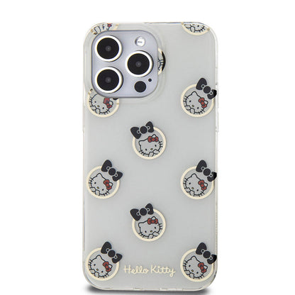 iPhone 15 Pro Max Kılıf Hello Kitty Orijinal Lisanslı Elektroplating Kaplama Kabarcık Baskılı Kılıf