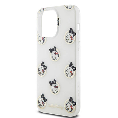 iPhone 15 Pro Max Kılıf Hello Kitty Orijinal Lisanslı Elektroplating Kaplama Kabarcık Baskılı Kılıf