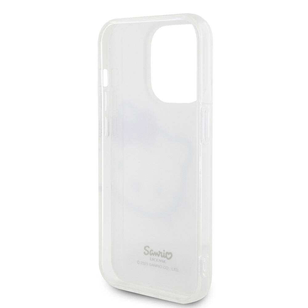 iPhone 15 Pro Max Kılıf Hello Kitty Orijinal Lisanslı Yazı ve İkonik Logolu Kitty Head Kılıf