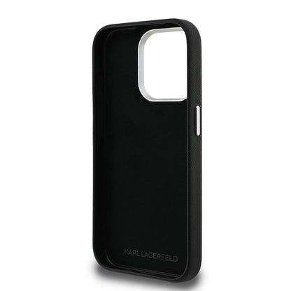 iPhone 15 Pro Max Kılıf Karl Lagerfeld Orijinal Lisanslı K&C Heads Pin Kılıf