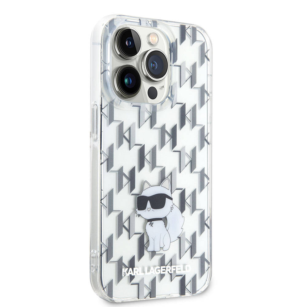 iPhone 15 Pro Max Kılıf Karl Lagerfeld IML C Monogram Orijinal Lisanslı Kılıf