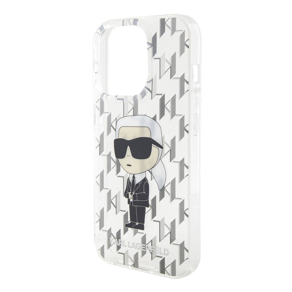 iPhone 15 Pro Max Kılıf Karl Lagerfeld IML İkonik Monogram Orijinal Lisanslı Kılıf