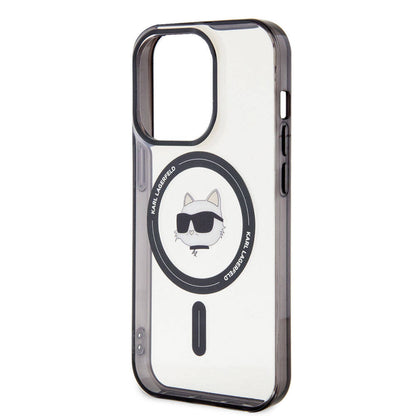 iPhone 15 Pro Max Kılıf Karl Lagerfeld M-safe Şarj Özellikli IML Choupette Orijinal Lisanslı Kılıf