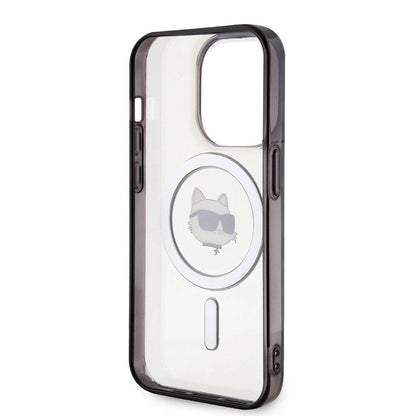 iPhone 15 Pro Max Kılıf Karl Lagerfeld M-safe Şarj Özellikli IML Choupette orijinal Lisanslı Kılıf