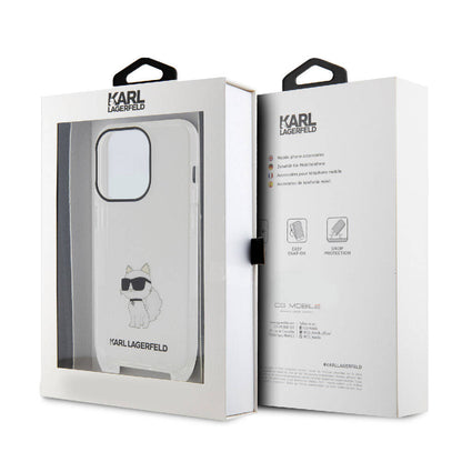 iPhone 15 Pro Max Kılıf Karl Lagerfeld orijinal Lisanslı Boyun Askılı Choupette İkonik Crossbody Kılıf