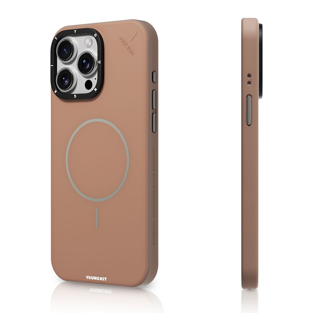 iPhone 15 Pro Max Kılıf M-safe Şarj Özellikli Youngkit Dynamag Serisi Kılıf