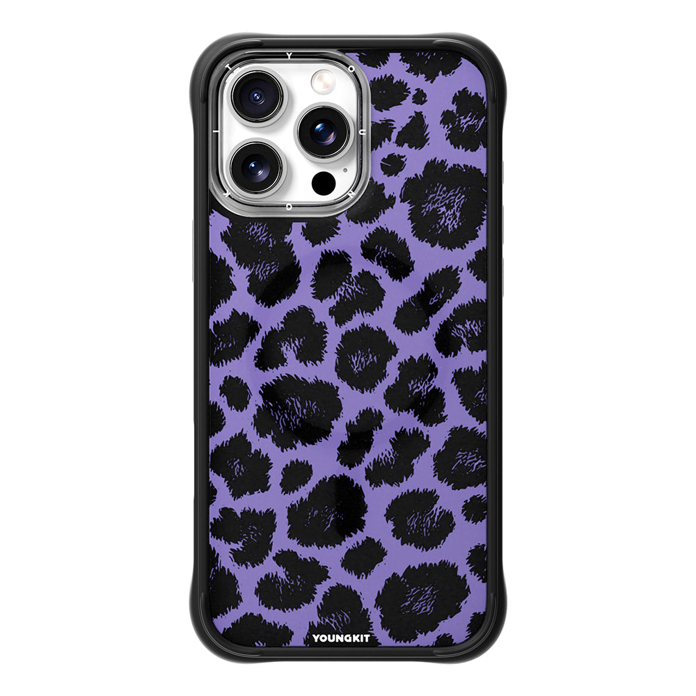 iPhone 15 Pro Max Kılıf M-safe Şarj Özellikli Youngkit Leopard Serisi Kılıf